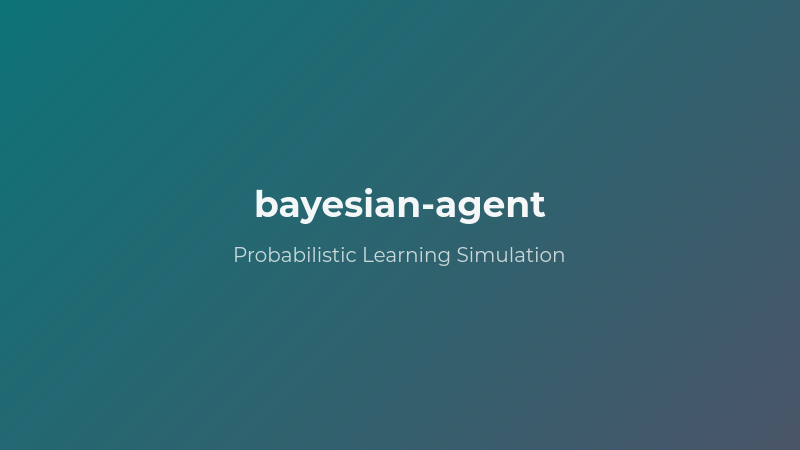 Bayesian Agent project screenshot