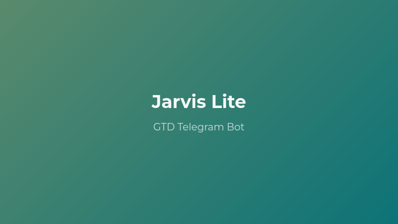 Jarvis Lite project screenshot